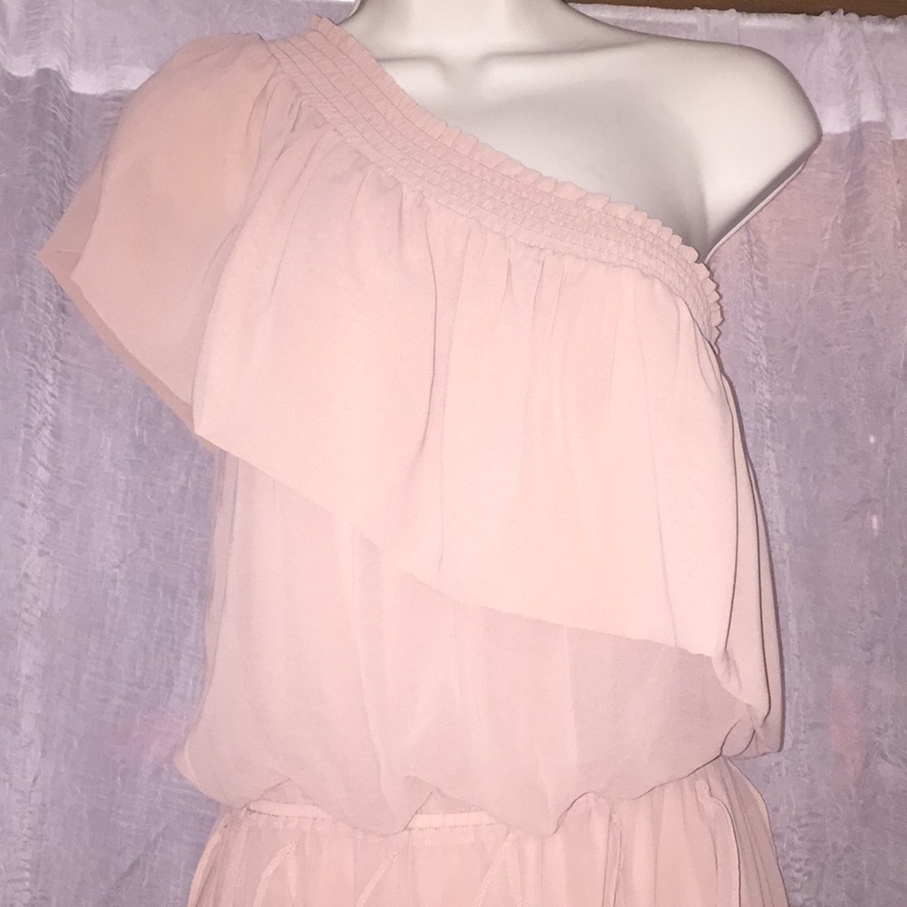 Jessica Simpson Layered Lace One Shoulder Dress - Picture 3 of 8